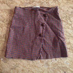 Urban Outfitters paid mini skirt medium stretchy